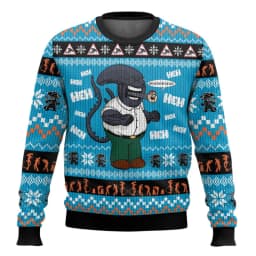 Free Hugs Alien Facehugger Ugly Christmas Sweater Cartoon Anime Women Men Pullover Tops 2026Fashion Couple Hoodie Sweatshirt