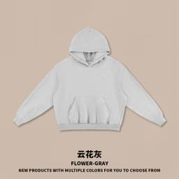 ZODF Trendy Winter Man Boxyfit 350gsm Fleece Hoodie Unisex Old Money Style Comfortable Warm Solid Hooded Pullovers HY0006