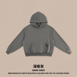 ZODF Trendy Winter Man Boxyfit 350gsm Fleece Hoodie Unisex Old Money Style Comfortable Warm Solid Hooded Pullovers HY0006