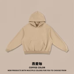 ZODF Trendy Winter Man Boxyfit 350gsm Fleece Hoodie Unisex Old Money Style Comfortable Warm Solid Hooded Pullovers HY0006