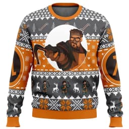 Half Life Game Christmas Sweater Couple 2026 New Fashion Men's Hoodie Cartoon Anime Women's Hoodie Sportswear
