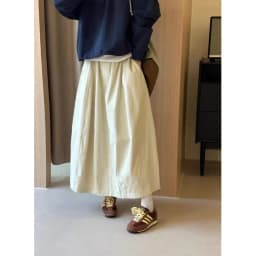 Retro Japanese Style Workwear High Waist Loose A-Line Midi Skirt for Women Hip Concealing Pear Body Shape Summer New Arrival