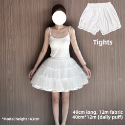 Lolita Skirt Petticoat Ultra Violent Boneless Net Petticoat Duck Butt Dog Short Flying Heaven Lolita Skirt Support 35cm Women...