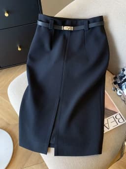 2026 New Solid Skirt Woman High Waist Skirt Spring/Summer Slim A-line Skirt Women