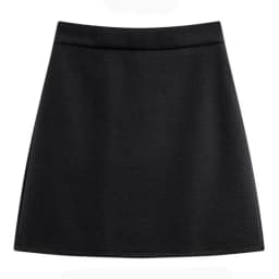 Woolen Short Skirts for Women 2025 Autumn Winter New Solid Color All-Match Slimming Mini Skirts Korean Basic Office Lady Skirt
