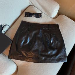 New Autumn Winter PU Leather Skirts for Women Leather Mini Skirt Female Short Skirts Bodycon Skirt High Waist Slim Sexy Skirt