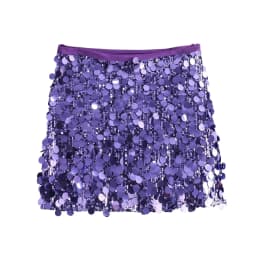 HH Women Summer Fashion Party Style Sequin Mini Slim Skirt Female Sexy Elegant Banquet Zipper High Waist Short A-Line Skirt