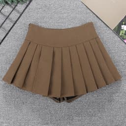 Pleated Mini Skirt with Slit SideLow Rise Accordion Pleat Miniskirt Y2K Skort E-girl Women's Outfit Spring Summer KPOP Outfit
