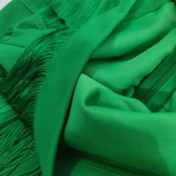 Green Patchwork Tassel Women Skirt High Waisted Bodycon Midi Robes Plus Size Elastic Skirts Africa Ladies Slim Skirts