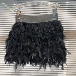 Party Princess Feather Puffy Skirt for Women