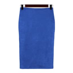 Women Skirts Suede Solid Color Pencil Skirt Female Autumn Winter High Waist Bodycon Vintage Suede Split Thick Stretchy Skirts