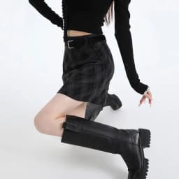 Vintage Argyle Plaid Skirt for Women 2026 Autumn Winter New High Waist Woolen Checkered Skirt Woman Korean Chic Bodycon Skirts