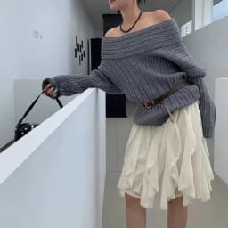 Women's Korean Style Lace Tulle Skirt Fairycore Sweet Elegant Ruffle Skirts Vintage Streetwear Irregular Layered Skirts