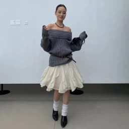 Women's Korean Style Lace Tulle Skirt Fairycore Sweet Elegant Ruffle Skirts Vintage Streetwear Irregular Layered Skirts