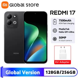 Global Version Xiaomi Redmi 17 Smartphone 120Hz 6.9" Display 50MP Camera MTK Helio G91-Ultra CPU 7500mAh 45W Turbo Charging