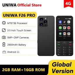 UNIWA F26 PRO 4G Touch Screen Keypad Phone Android 11 Dual SIM Card 3.5Inch 2GB+16GB 2850mAh Cellphone Whatsapp Russian keyboard