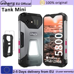 Unihertz 8849 Tank Mini Rugged Smartphone Android 4.3 Inch Display Helio G99 Octa Core 5800mAh 16GB 256GB 100MP 32MP Camera IP68