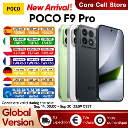 Global Version POCO F9 Pro 5G Smartphone Snapdragon® 8 Elite Gen 5 V Series 6.59' 185Hz Ultra-bright AMOLED Display 6330mAh (Typ) Battery 100W HyperCharge NFC IP68