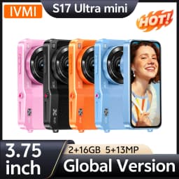 IVMI Global S17 Ultra mini Smartphone Android Cellphone 3G Dual SIM WIFI Bluetooth Play Store Screen Toys Small Mobile Phones