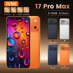 IVMI Smartphone 17Pro Max Android10.0 Dual SIM 6.7"Display 3GB RAM 16GB ROM WIFI Bluetooth Google Play Store 4G Mobile Phones