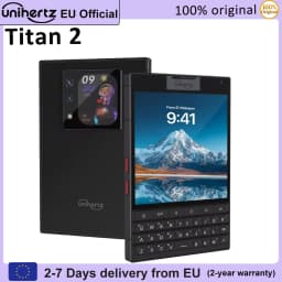 Unihertz Titan 2 Smartphone Android 15 with Physical Keyboard 5G 512GB 12GB Dual Screen 50MP Camera Dual SIM 5050mAh Battery