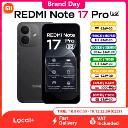 Xiaomi Redmi Note 17 Pro 5g Global Version 6.83" 120Hz Amoled Display 8340 Mah Snapdragon 6S Gen 4 67W Hypercharge 50Mp Ois Camera Ip68 Waterproof 5g Smartphone Dual Sim