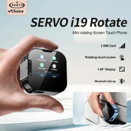2025 NEW 2G GSM Rotating Screen Phone Dual SIM Dual Standby 1.69 inch BT Dialer Magic Voice Flashlight Mini Mobile Phone Type-C