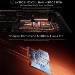 OUKITEL WP56 Rugged Phone 12GB+512GB 6.8“FHD 120Hz 16000mAh 45W 108MP Camera Android 15 Dimensity 7050 NFC 5G Smartphone