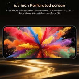 New IVMI 17PROMAX Birkenred unlocked mobile phone 6.7-inch 3GB+16GB memory dual-camera Android phone Google Play Bluetooth WiFi