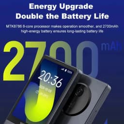 QIN F25 Google Play 3.54 Inch 6GB RAM+128GB ROM Mobile Phone 2700mAh Russian Hebrew Arabic Keyboard 4G LTE Smartphone Android 14