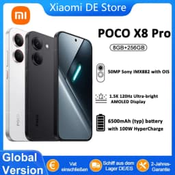 Global Version Poco X8 Pro 8Gb 256Gb Mobile Phones 1.5K 120Hz Ultra Bright Amoled Display 50Mp High Resolution Cellphones
