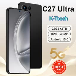 K-Touch Smartphone 5G C27 Ultra Mobile Phones Android Cell Phone 7.3inch HD 22G+2TB 48MP Smartphone 7800mAh Dual SIM WIFI Unlocked Global