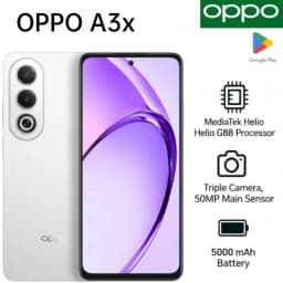 2026 New OPPO A3x Global Version Smartphone 6.67 Inch 120Hz HD Display Large 5100mAh Battery 45W Fast Charge Dual SIM Mobile