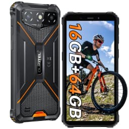 OUKITEL G3 Rugged Smartphone Unlocked -16GB+64GB/1TB TF 6” HD Display IP68/IP69K Rugged Android Phone,6300mAh Large Battery, 13MP Main Camera + 5MP Front Camera, Face ID, Dual SIM, 3.5mm Headphone Jack, Outdoor Industrial Unlocked Mobile Phone