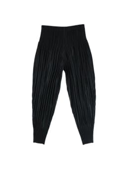 Miyake Fashion Classic Versatile Carrot Pants Loose High Elasticity Folded Small Legged Haren Pants for Women
