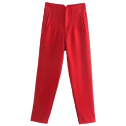 HXAO Women's Pants 2025 Summer High Waist Flared Pants Streetwear Urban Pants Office Wear Woman Elegant Chic Ladies Long Trouser