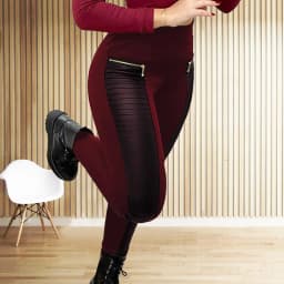 Pantalon Femme Women's Black Spliced trousers Women's Slim Sexy Casual Pants Roupas De Inverno Feminina Mulher Pantaloni Donna