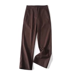 YENKYE 2026 New Minimalist Solid Straight Pants Women High Waist Office Business Casual Trousers