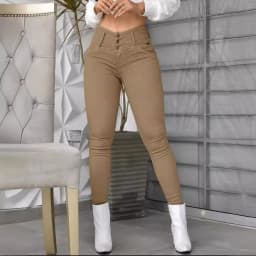 High Waist Pocket Design Skinny Pants Women Pant High Waist Trousers Slim Fit Sexy Pencil Pants Capris 2023 White Autumn Winter