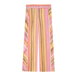HH Women's Elegant Colorful Striped Wide Leg Pants 2026 Summer Autumn Fashion Female Low-Waisted Baggy Streetwear Trousers