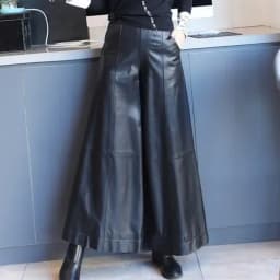 Tajiyane Genuine Leather Pants Women Winter Autumn High Waist Wide Leg Pants Loose Trousers Women A-line Pants Pantalons SGG758