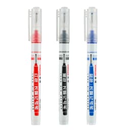 1/3PCS 20mm Long Head Marker Pens Large Capacity Deep Waterproof Four Color Marker Oily Marking Pen Metal Woodworking Tools