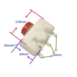 1PCS Brake Fluid Reservoir For Brake and Clutch Fluid Truck Electric Tricycle Agricultural Vehicle Braking Liquid Bottle