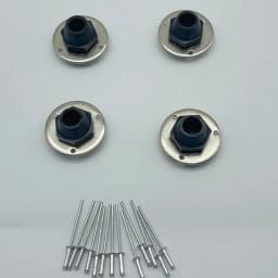 4 Pieces Cement Stucco Sprayer Nozzles Accs Plastering Tool Replacements W/Gaskets Needles Set Plaster Sprayer 10mm for Ceilings