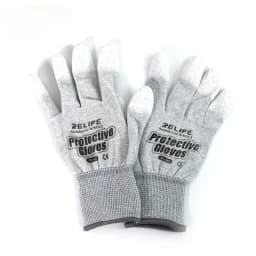 RELIFE RL-063 Anti-Static Gloves Non-slip ESD Electronic PU Insulation Coated Finger Protection for Phone Repair Working Gloves