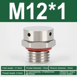 304 Stainless Steel Air Vent Valve Waterproof Screw In Breather Vent Valve M5 M6 M8 M10 M12 M14 M16 M18 M20 Automatic Venting
