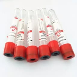 100 Tubes Platelet Rich Fibrin Tube with No Additive 10ml Vacutainer Blood Collection Tubes for Veterinary Lab Supplies