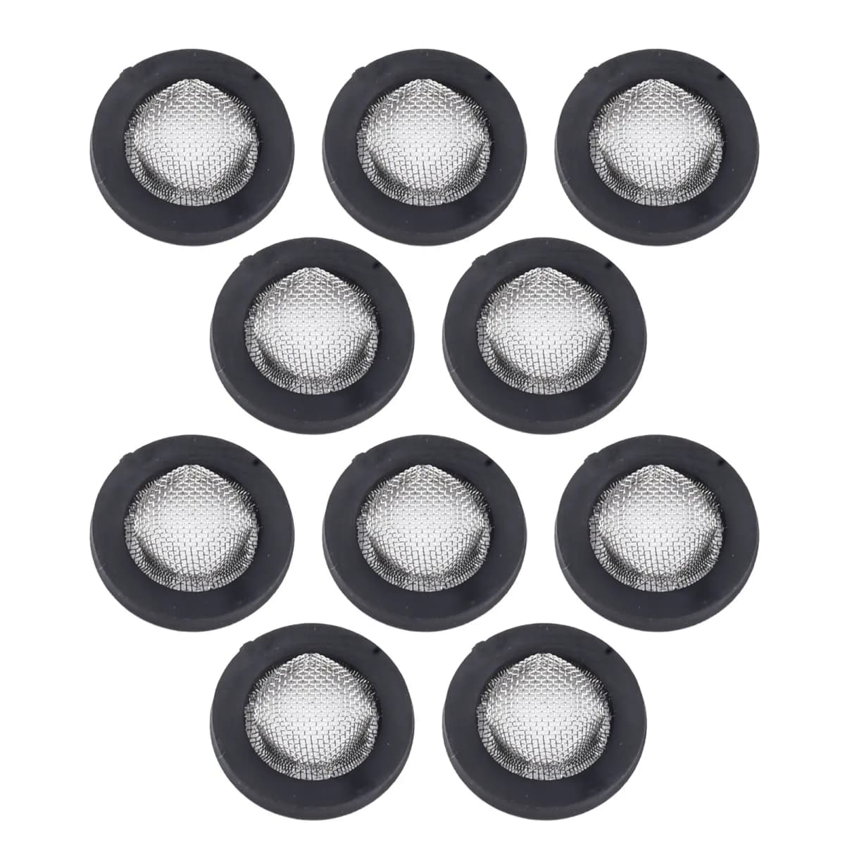 10pcs Pressure Washer Filters 1/2inches Mesh Replacement Parts Home Garden Shower Hose Silicone Rubber Washers Filter