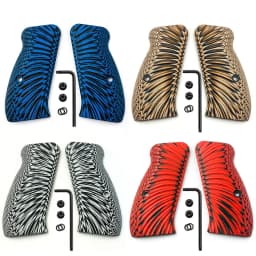 1 Pair Sunburst Texture Custom G10 CZ75 Grips for CZ 75/85 Compact,CZ P-01,P100,C100,T100,PCR,CZ 75 D,Gun Grips Screws Included