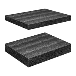 Polyethylene Foam Sheet High Density Foam Padding Black Cushion Foam Packing Pad Cuttable Foam Insert for Packing and Crafts